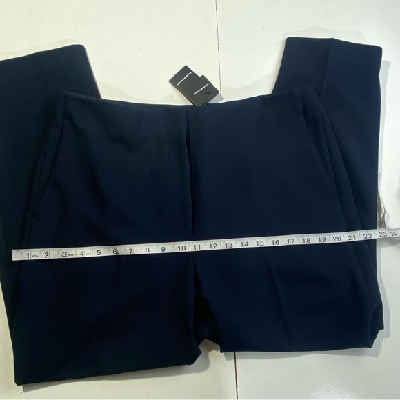 Club Monaco NavyBlue Slim Fit High Rise Stretch The Cigarette Pant Career NWT 12 - Picture 14 of 15